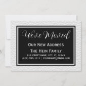 Eenvoudig legant hebben we adreswijziging verplaat aankondiging (Voorkant)