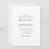 Eenvoudig legant traditioneel huwelijk met volledi kaart (Voorkant)