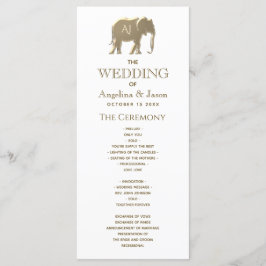 Eenvoudig legant Weddenschap Programmakaart