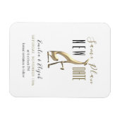 Eenvoudig legant Weddenschap uitgesteld Magneet (Horizontaal)