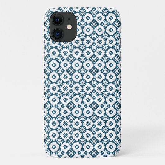 Eenvoudig leliepatroon Case-Mate iPhone case (Achterkant)