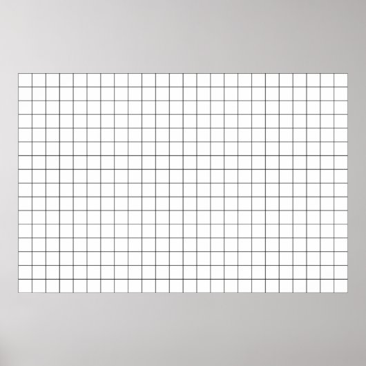 Eenvoudig lensvervormingsraster poster (Voorkant)