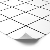 Eenvoudig lensvervormingsraster poster (Hoek)