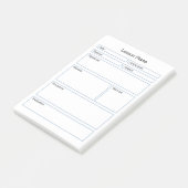 Eenvoudig lesplan voor docenten post-it® notes (Schuin)