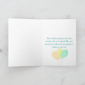 Eenvoudig leuk konijntje met impulsen kaart (Binnen)