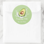 Eenvoudig Leuke Avocado Melk Label (Tas)