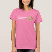 Eenvoudig leven bespaart levens t-shirt (Voorkant)