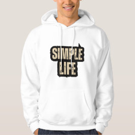 Eenvoudig leven  hoodie