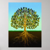 Eenvoudig leven in levensstijl poster (Voorkant)