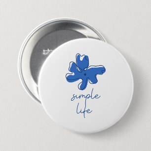 Eenvoudig Leven Minimalisme Knop Ronde Button 7,6 Cm