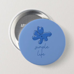 Eenvoudig Leven Minimalisme Knop Ronde Button 7,6 Cm