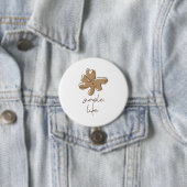 Eenvoudig Leven Minimalisme Knop Ronde Button 7,6 Cm (In situ)