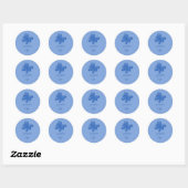 Eenvoudig Leven Minimalisme Ronde Sticker (Vel)