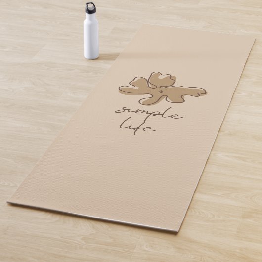 Eenvoudig Leven Minimalisme Yoga Mat (In situ)