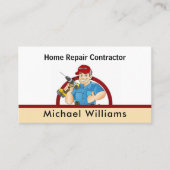 Eenvoudig lezen van handyman Home Repair Visitekaartje (Voorkant)
