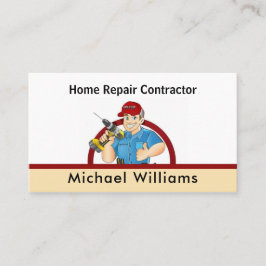 Eenvoudig lezen van handyman Home Repair Visitekaartje