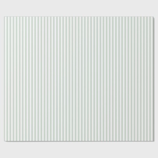 Eenvoudig licht en wit Stripes patroon Cadeaupapier (Vlak)