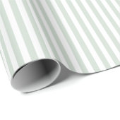 Eenvoudig licht en wit Stripes patroon Cadeaupapier (Rol Hoek)