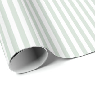 Eenvoudig licht en wit Stripes patroon Cadeaupapier
