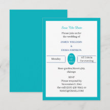 Eenvoudig lichtblauw gepersonaliseerd