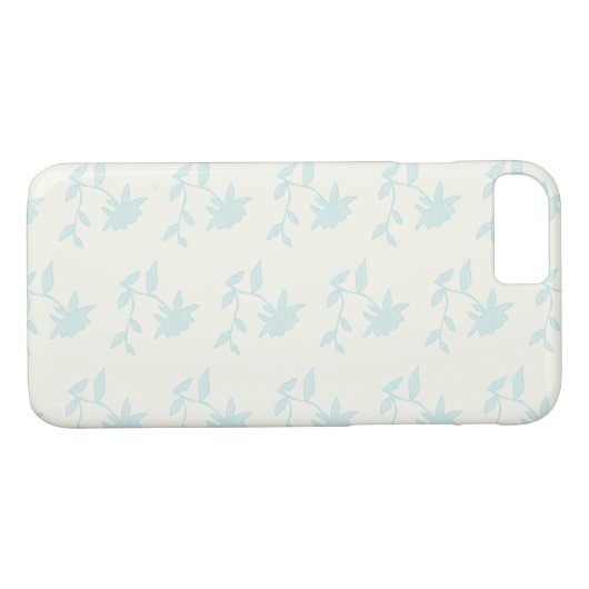 Eenvoudig  lichtblauw met een vervormd ventilatorp Case-Mate iPhone case (Achterkant (Horizontaal))