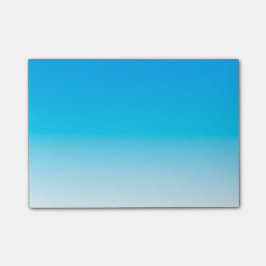 Eenvoudig lichtblauw naar wit post-it® notes