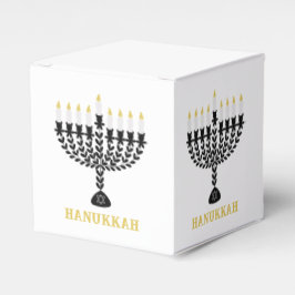 Eenvoudig lichtfestival Menorah Chanoeka Bedankdoosjes