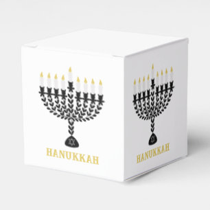 Eenvoudig lichtfestival Menorah Chanoeka Bedankdoosjes
