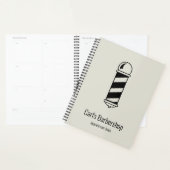 Eenvoudig lichtgrijs handboek planner (Display)