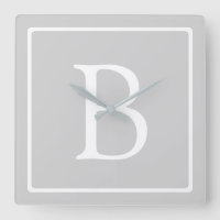 Eenvoudig lichtgrijs monogram