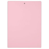 Eenvoudig lichtroze en goud | Naam Klembord (Achterkant)