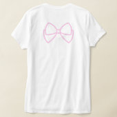 Eenvoudig... lief... meisje iedereen! t-shirt (Laag Achter)