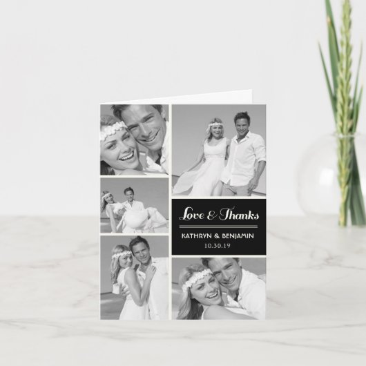 Eenvoudig Liefde & Bedankt 5 het Multi Moderne (Voorkant)