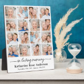 Eenvoudig liefdevol geheugen 16 Fotocollage Memori Fotoplaat (Zijkant)