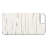 Eenvoudig lijnen Case-Mate iPhone case (Achterkant (Horizontaal))