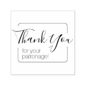 Eenvoudig Lijst dank u Zelfinktende Stempel (Design)