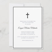 eenvoudig lijst eerste uitnodiging van de gemeensc (Voorkant)