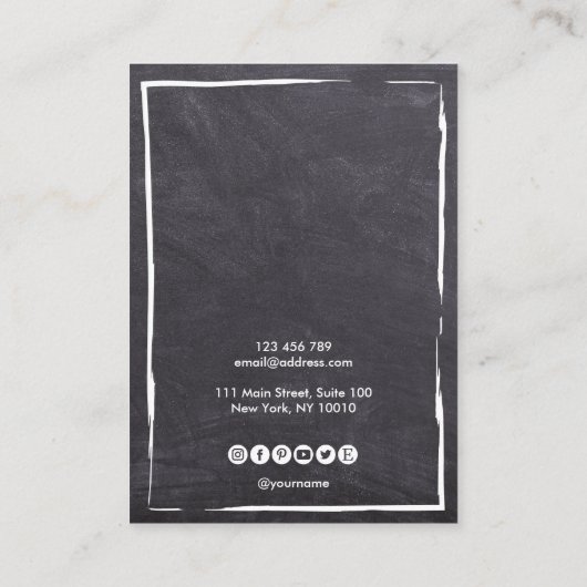 eenvoudig lijst met moederbord toevoegen logo visitekaartje (Achterkant)