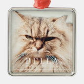 Eenvoudig Lijst Modern Chic Family Pet Photo Holid Metalen Ornament (Voorkant)