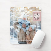 Eenvoudig Lijst Voeg je foto met liefde toe Muismat (Met muis)