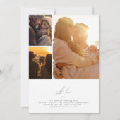 eenvoudig lijst vrolijk EN getrouwd kerst Feestdagenkaart (Achterkant)