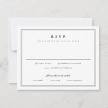 Eenvoudig Lijst zwart-wit klassieke bruiloft