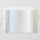 Eenvoudig Lijsten afstudeerdop Zilver Afstuderen Kaart (Achterkant)