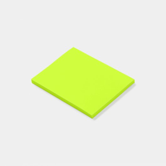 Eenvoudig Lime Green Post-it® Notes (Schuin)