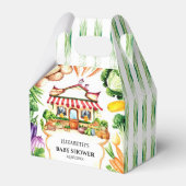 Eenvoudig Little Farmer's Market Baby shower Bedankdoosjes (Voorkant Zijde)