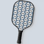 Eenvoudig Logo Business Pattern Blauw Grijs Pickleball Paddle<br><div class="desc">Eenvoudig logo-patroonontwerp om merkloyaliteit te bevorderen en uw kleine bedrijf te promoten. Vervang de logo door uw eigen aan te passen. Probeer ze zelf of gebruik ze voor uw medewerkers,  klanten en klanten.</div>