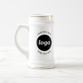 Eenvoudig logo en tekst bedrijf bierpul (Links)