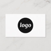 Eenvoudig logo en tekst visitekaartje (Achterkant)