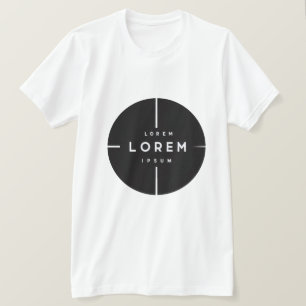 Eenvoudig Logo en Tekst Zakelijk T-Shirt – Minimaa