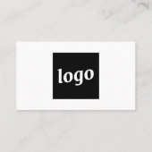 Eenvoudig Logo- en tekstVisitekaartje Visitekaartje (Achterkant)